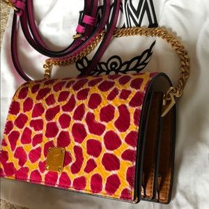 MCM-giraffe print cross body LIMITED EDITION